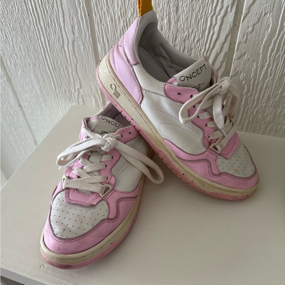 Pink and White Sneakers - Picture 2 of 6
